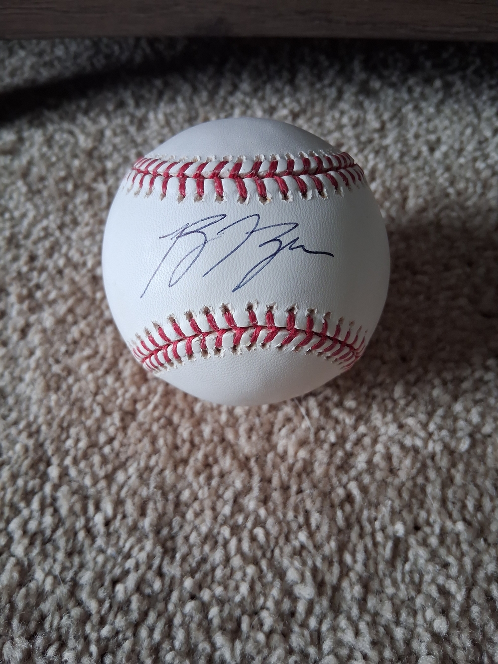 Milwaukee Brewers Ryan Braun Autograph Baseball Holo Authentic Sticker